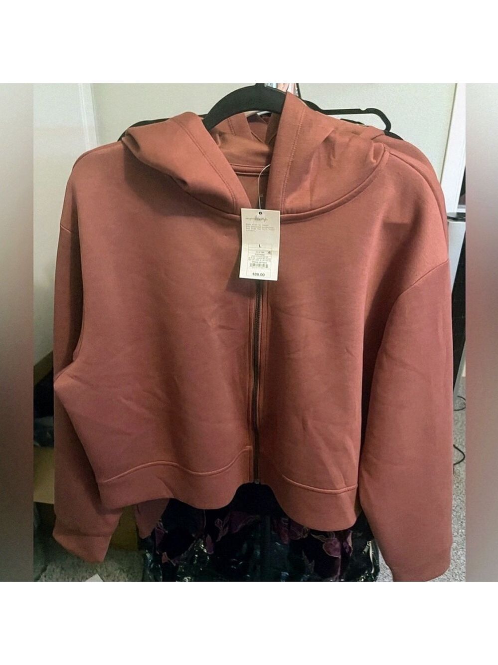 Responsible Style Mauve Hoodie Jacket. New.